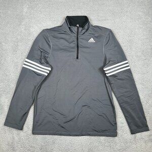 Adidas Training Top Design 2 Aeroready Long Sleeve Ladies Dark Gray Extra Large